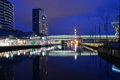 Museumshafen Bremerhaven am Abend