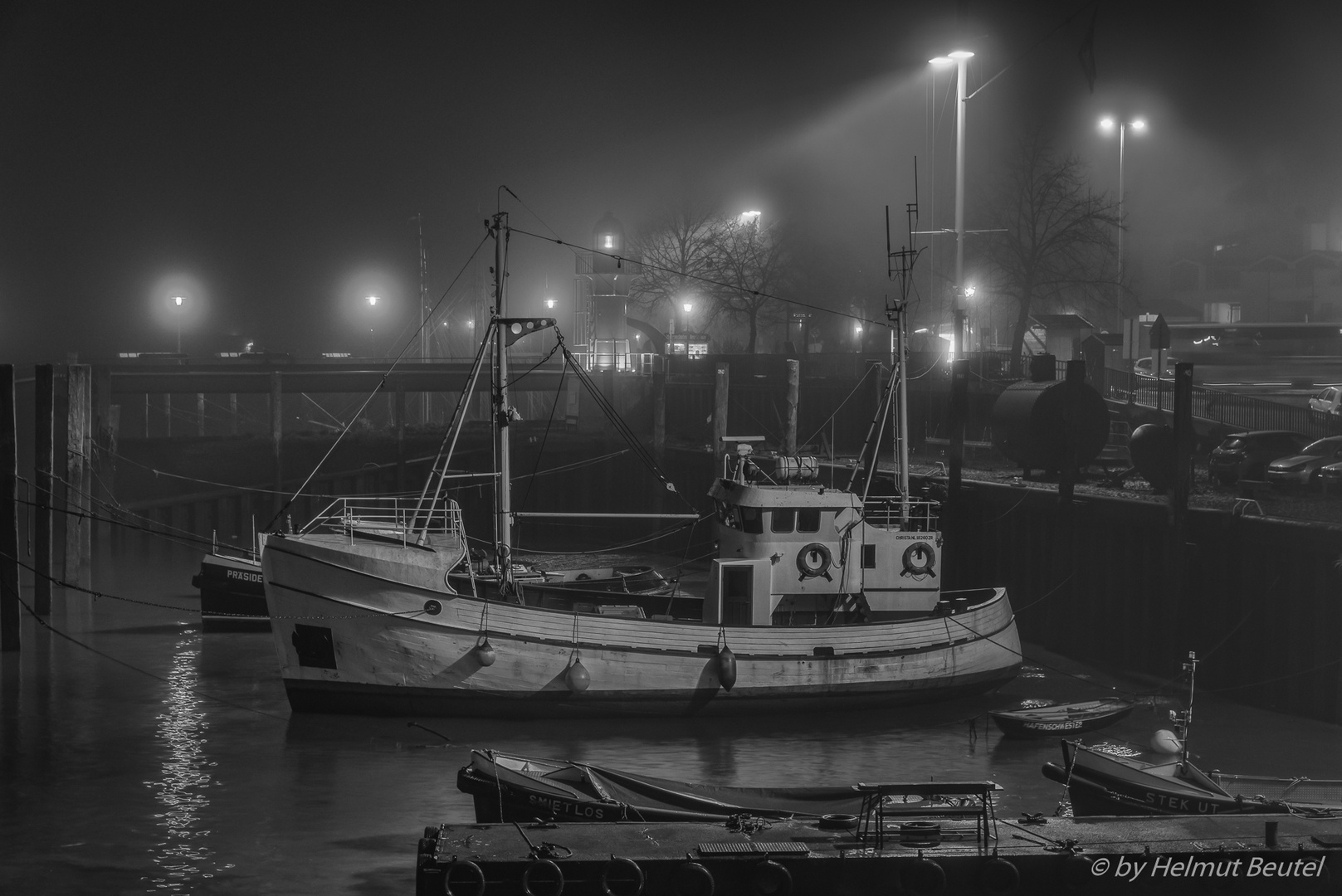 Museumshafen Oevelgönne im Nebel