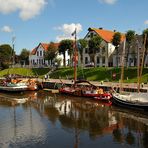 Museumshafen von Carolinensiel (Ostseite) an der Harle