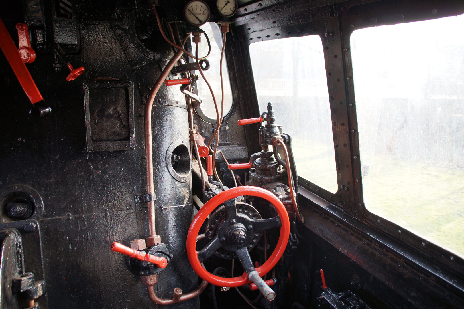 Museumslokomotive Emden - Arbeitsplatz des "Meisters"