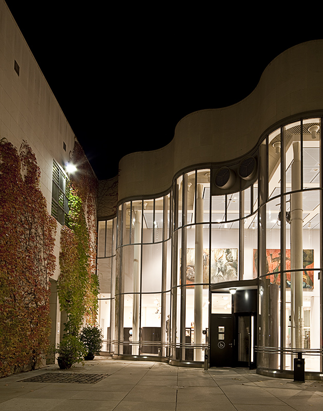 Museumsmeile Bonn bei Nacht