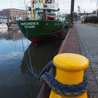 Museumsschiff hat im Stader Hafen festgemacht