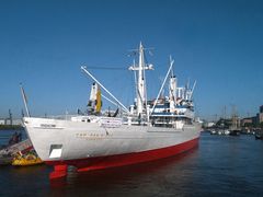 Museumsschiff im Hamburger Hafen