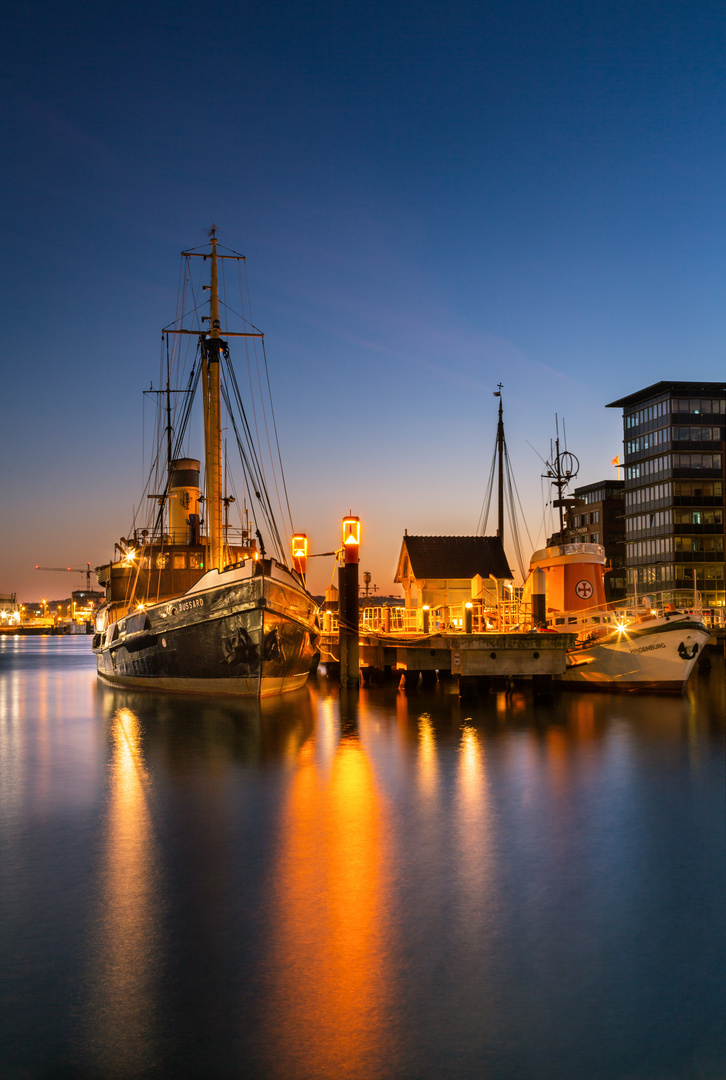 Museumsschiffe im Kieler Schifffahrtsmuseum