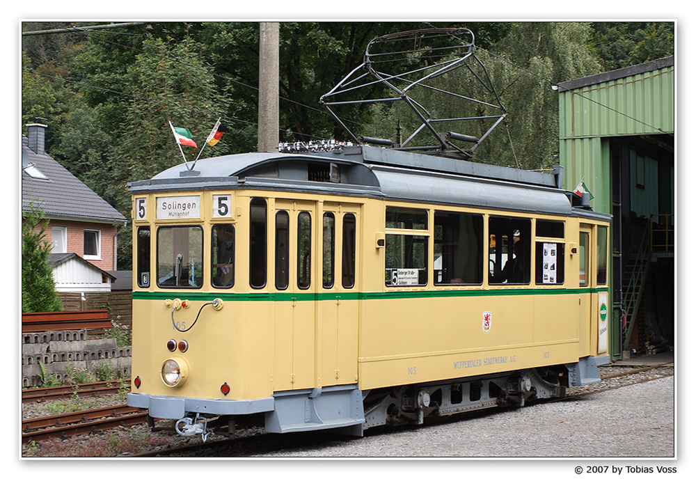 Museumsstraßenbahn in Wuppertal