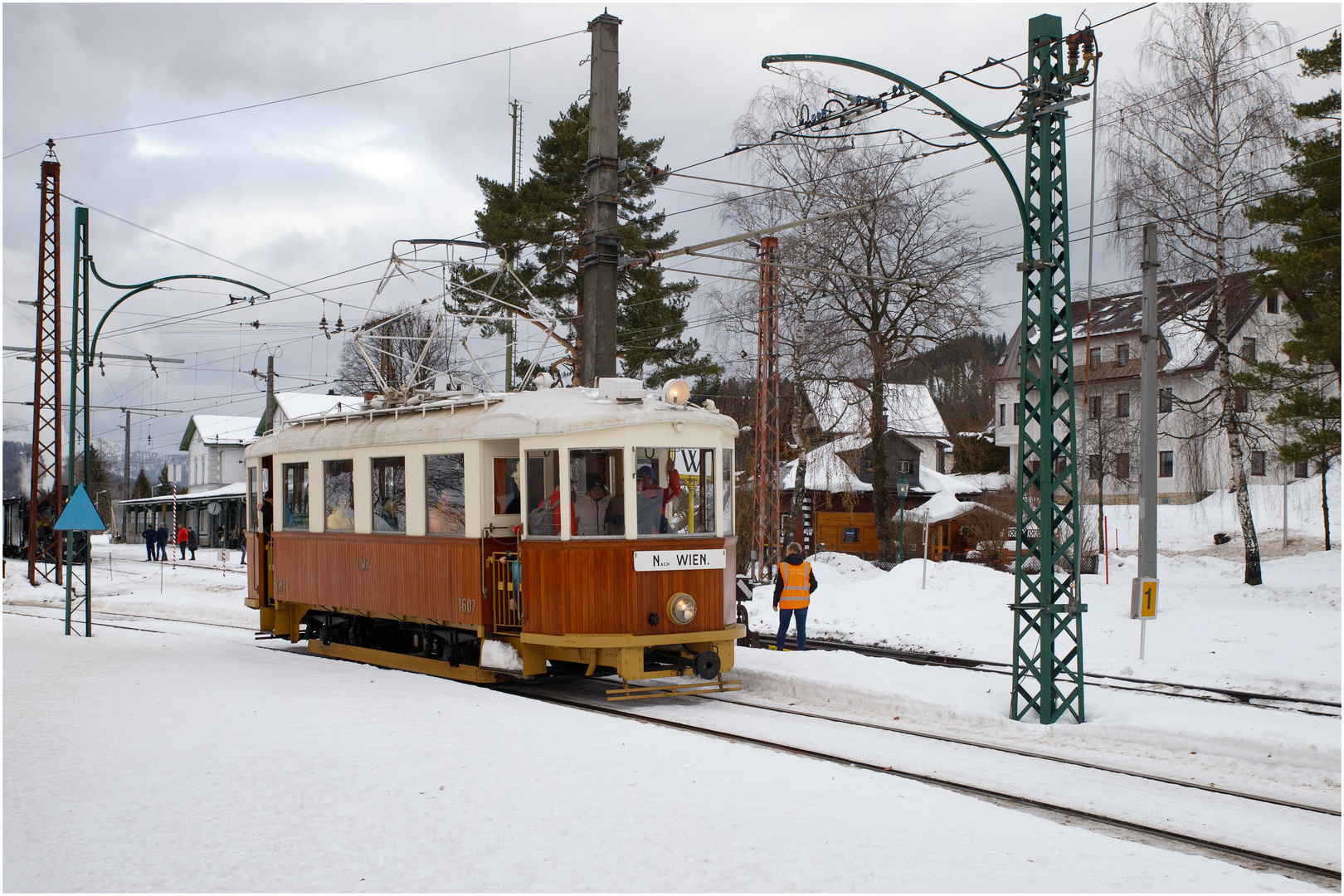 Museumstramwaywagen 1607 in Mariazell