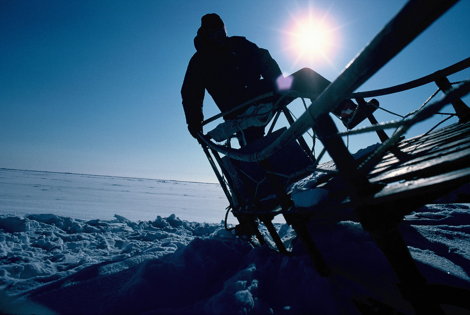 Musher in schwerem Gelände