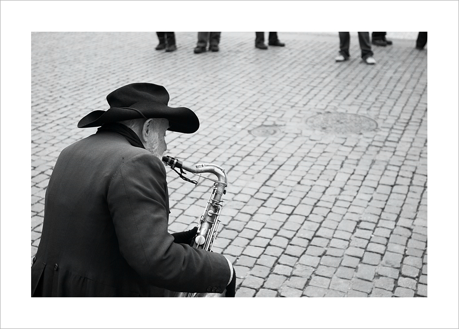 music clown on the street IV.