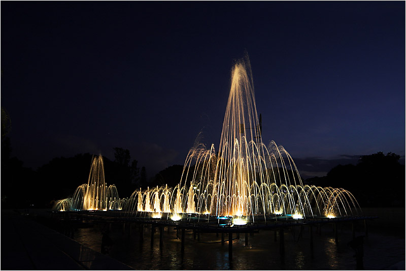 Music Fountain in the blue hour