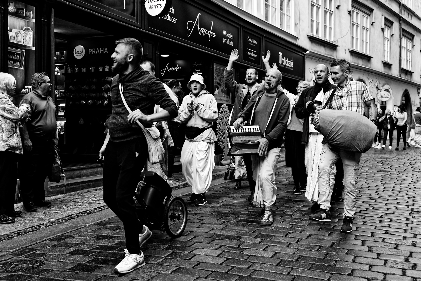 Music in the streets of Prague