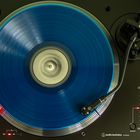 Music on blue Vinyl