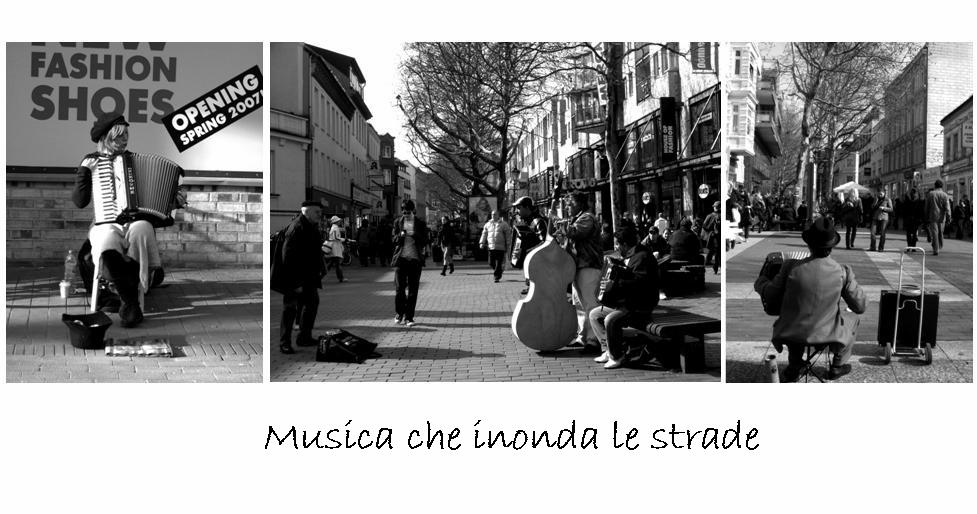 musica che inonda le strade