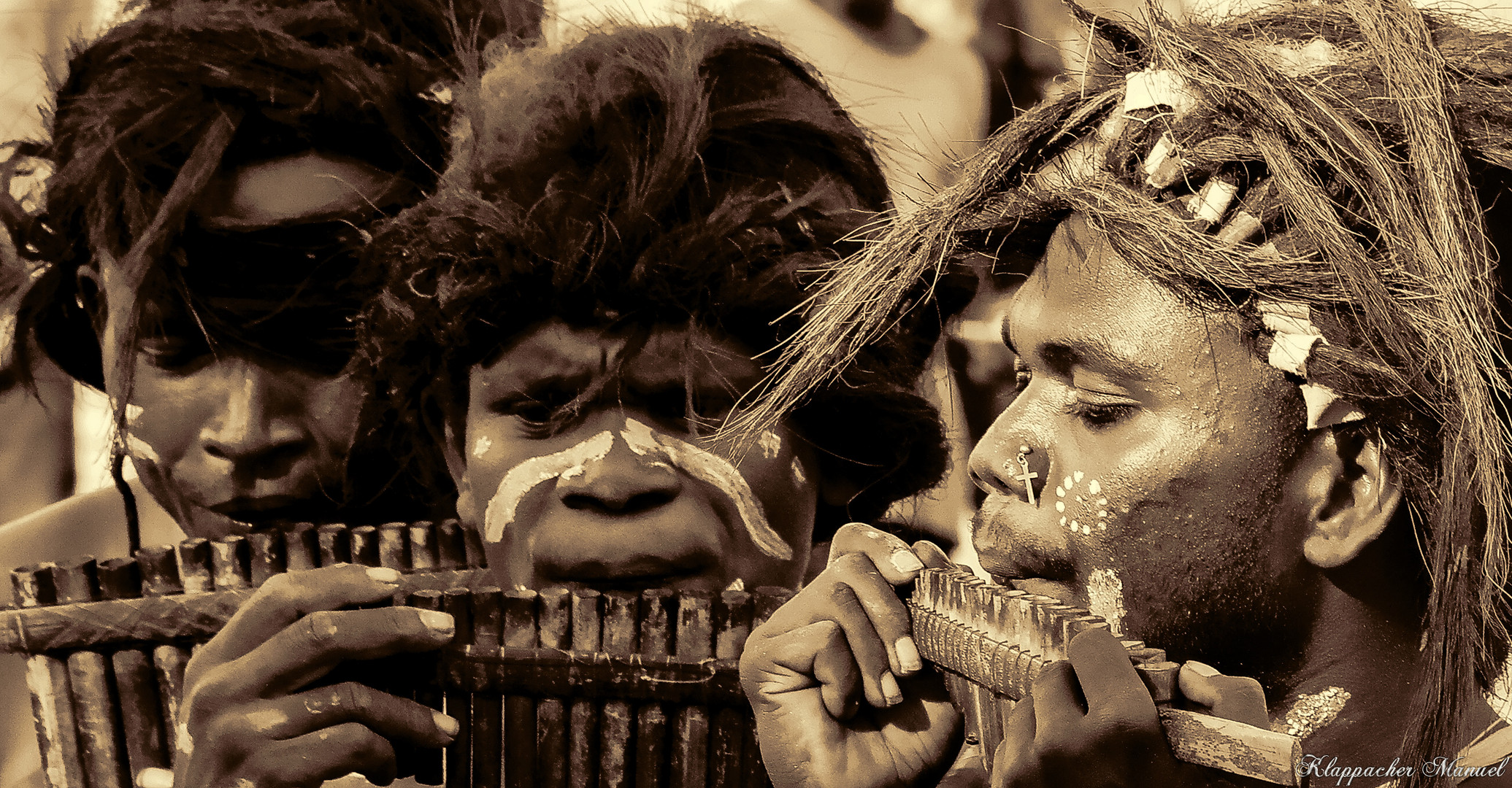 Musican on Tulagi Solomon Island