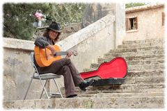 Musician in Pollenca