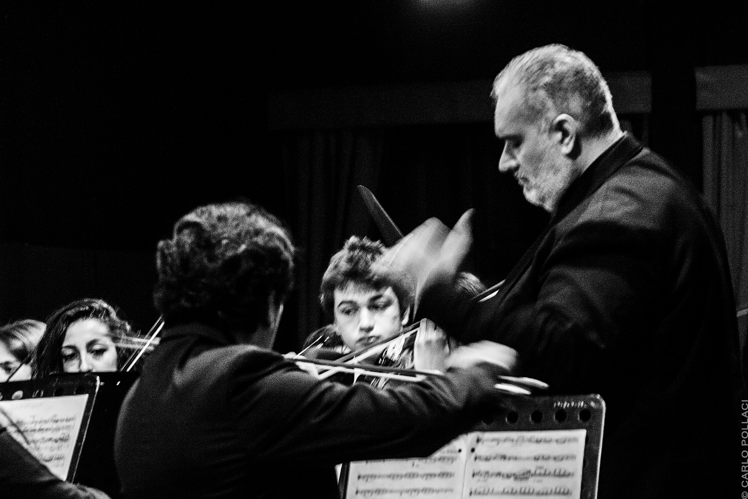 Musicians in an interior