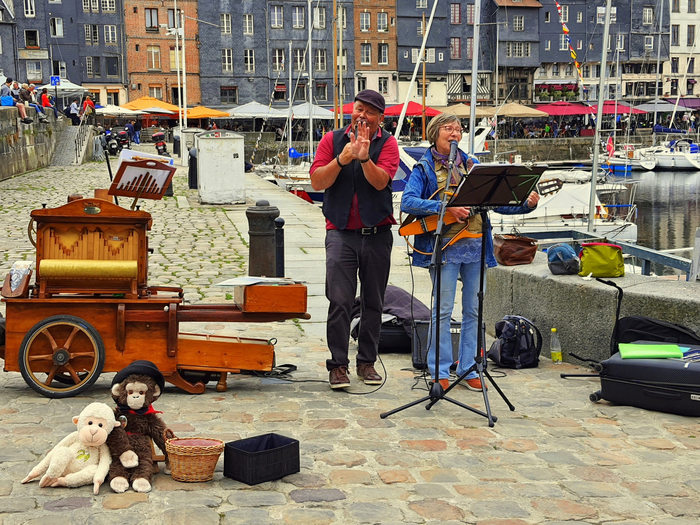 Musiciens  à Honfleur