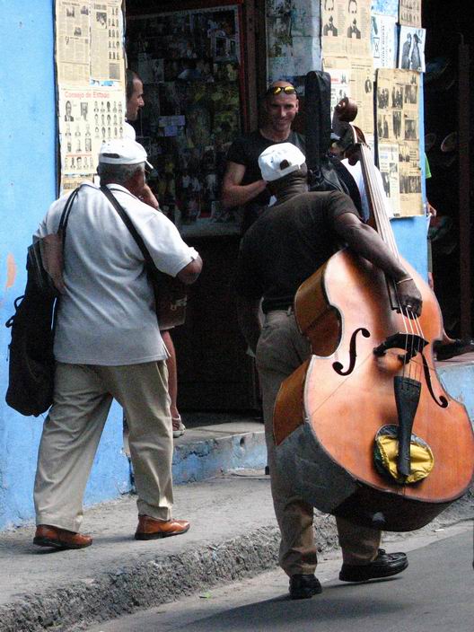 Musicos en Santiago, Cuba