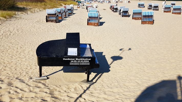 Musik am Strand