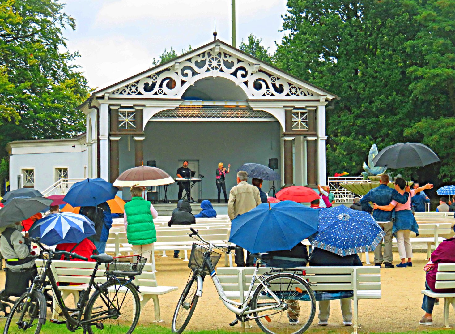 Musik im Regen