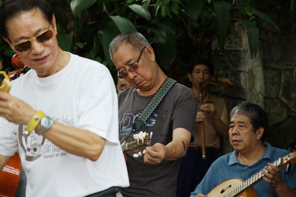 Musik im Yuexiu-Park, Guangzhou