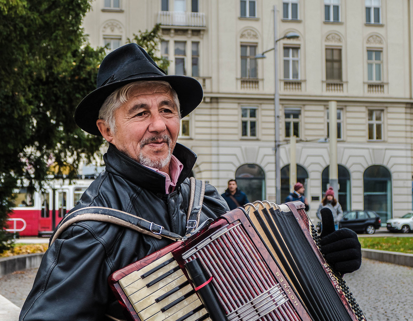 Musikant am Schwarzenbergplatz