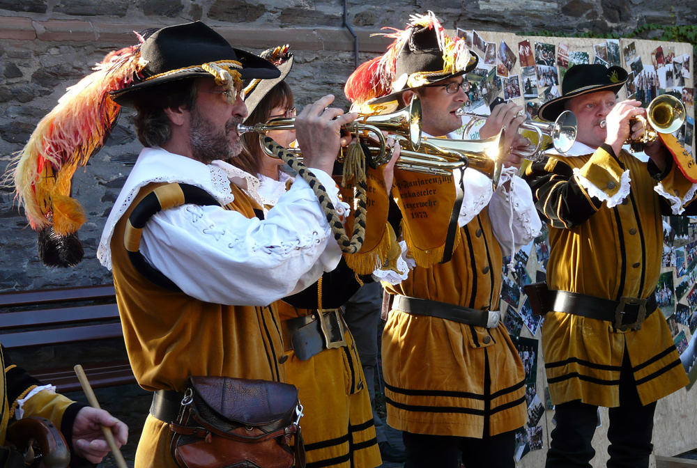 Musikanten beim Weinfest