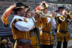 Musikanten beim Weinfest