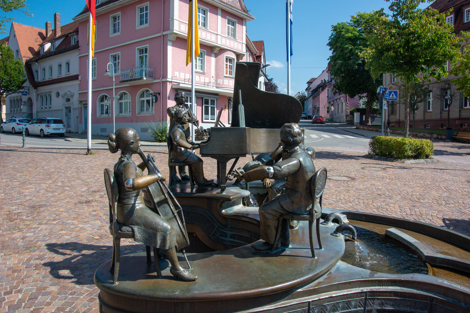 Musikanten Brunnen in Donaueschingen