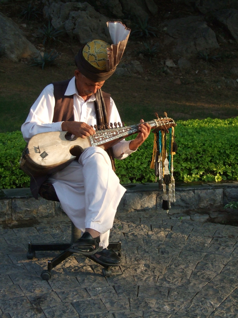 Musiker am Daman-e-Khor / Islamabad