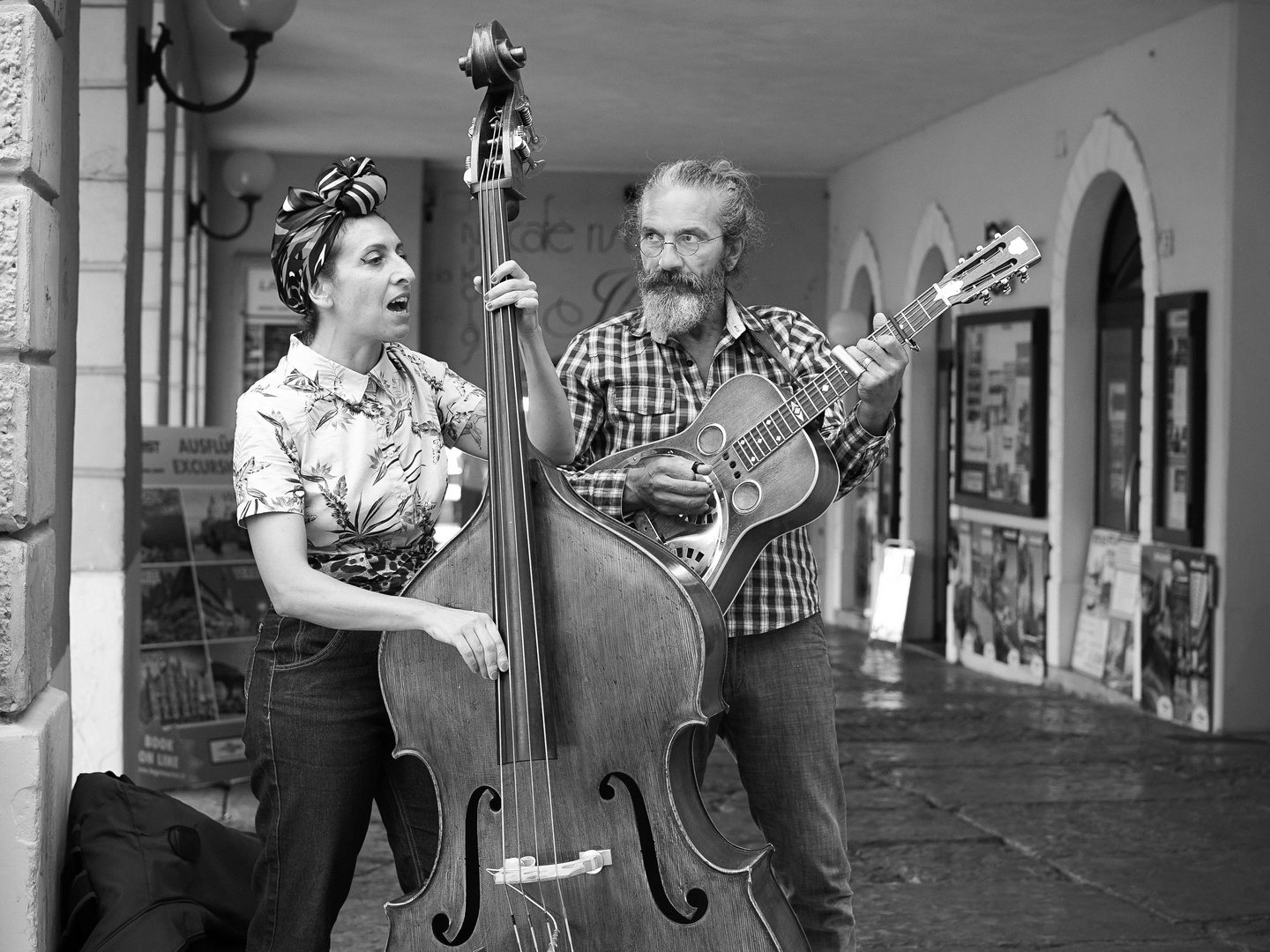 Musiker am Gardasee
