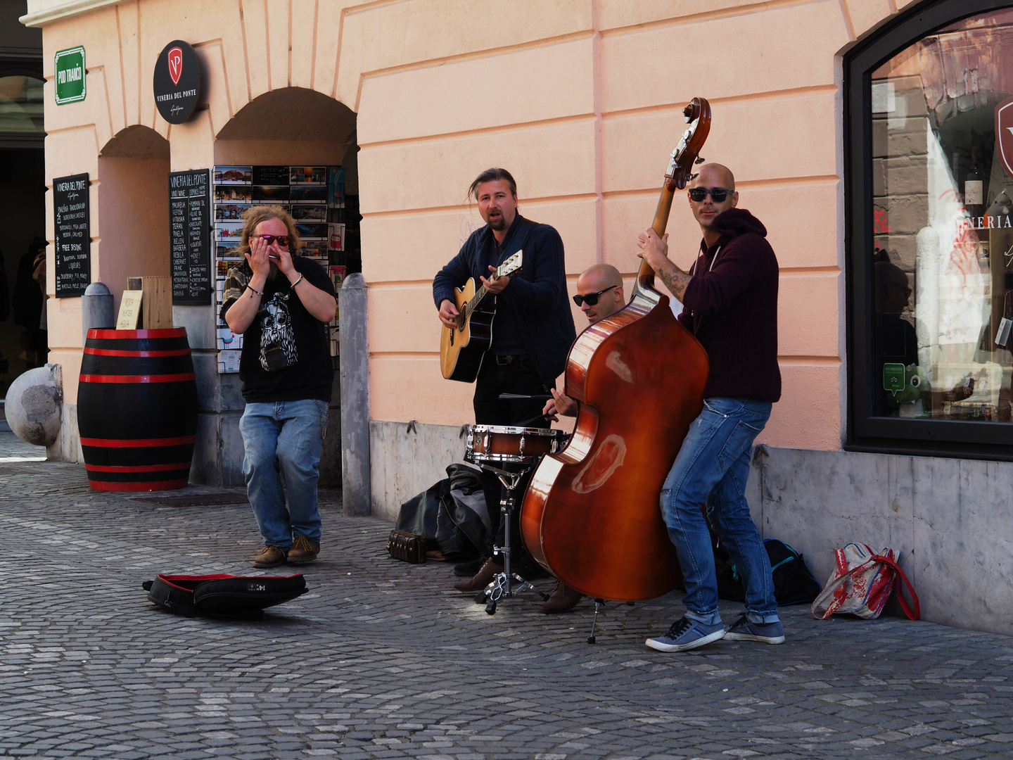 Musiker am Pod Tranco