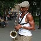Musiker am Washington Square NYC