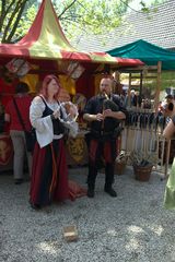 Musiker auf dem Mittelaltermarkt in Langenfeld