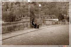 Musiker auf der Alten Brücke Heidelberg