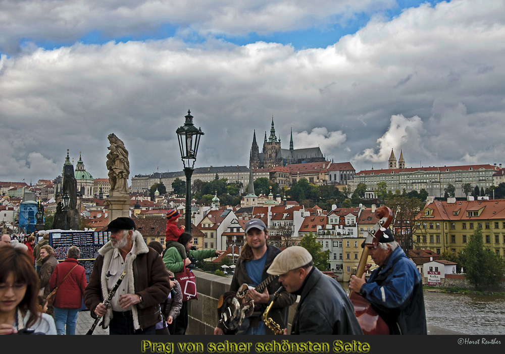 Musiker auf der Karlsbrücke in Prag