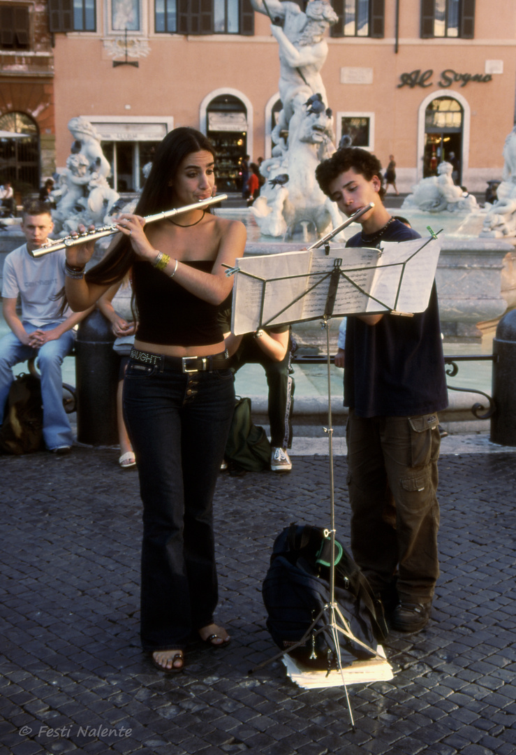 Musiker auf der Piazza Navona