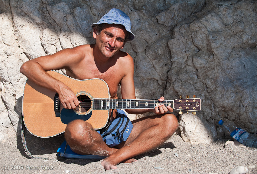 Musiker auf Samos / Musician on Samos island in Greece