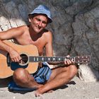 Musiker auf Samos / Musician on Samos island in Greece