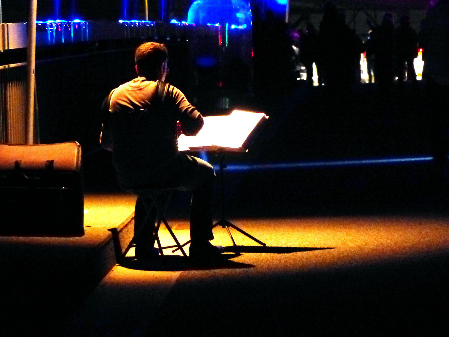 Musiker bei der Luminale