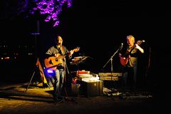 Musiker beim Lichterfest Markkleeberg