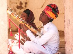 Musiker im Palast Jodhpur