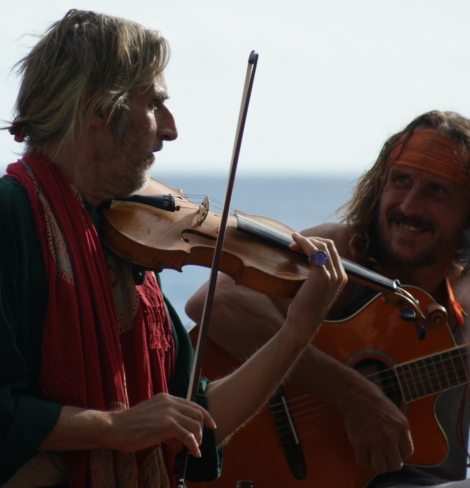 Musiker in La Playa, Valle Gran Rey, La Gomera