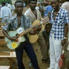 Musiker in Loubomo, Republik Kongo 1983