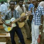 Musiker in Loubomo, Republik Kongo 1983