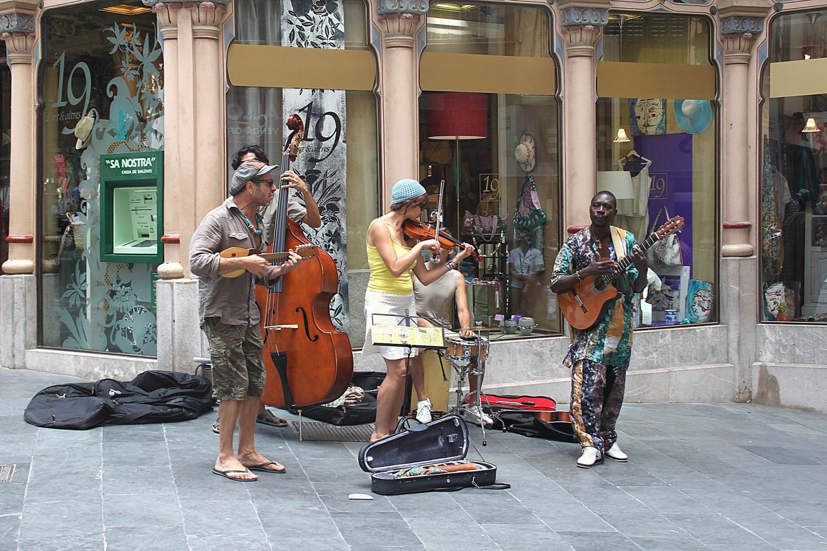 Musiker in Palma de Mallorca