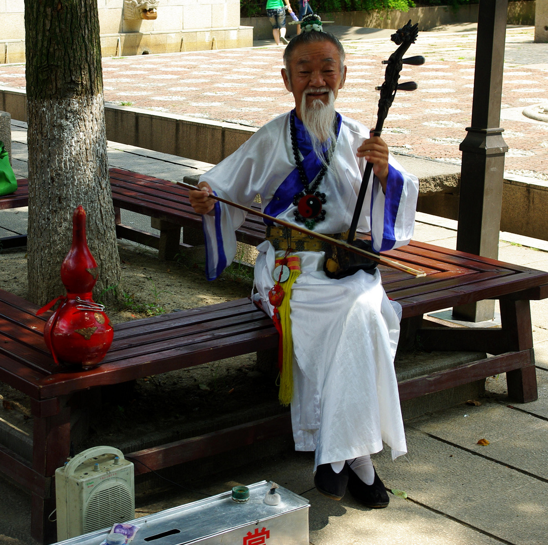 Musiker in Tongli , China