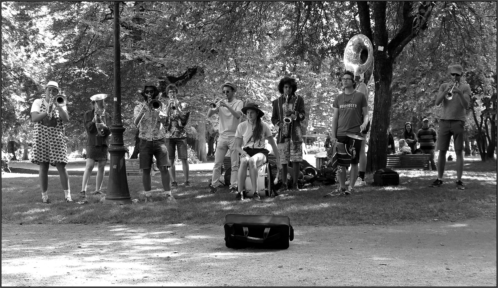 Musiker - Jardins de l'Europe - Annecy