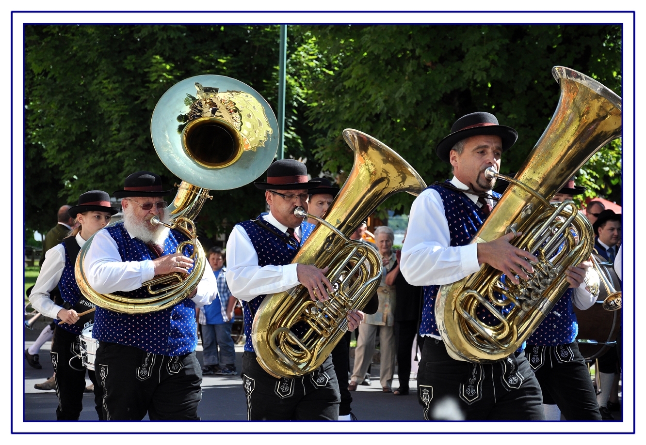 Musikfest in Aschach/ Donau ( Musikkapelle Haibach ob der Donau)