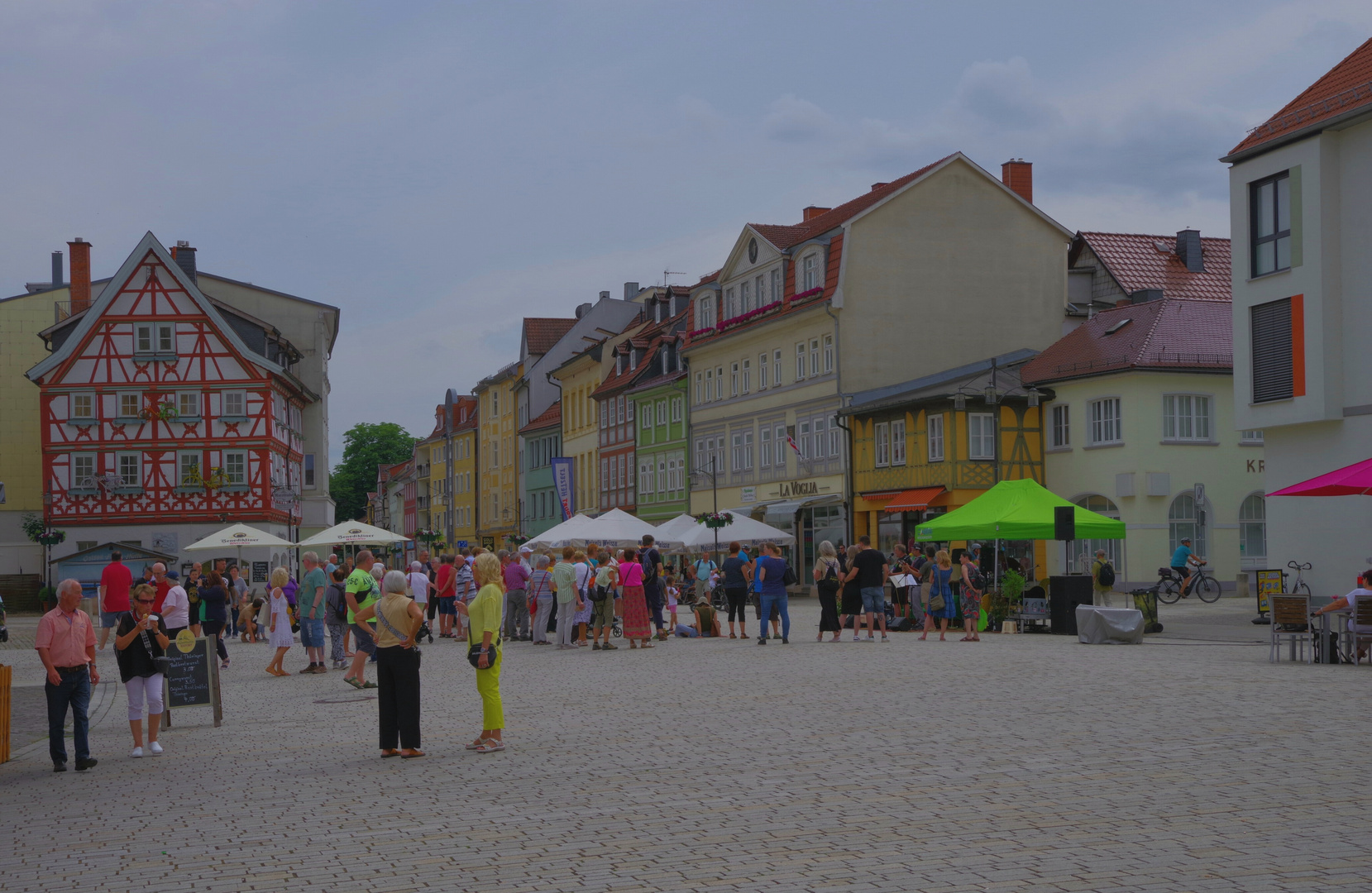 Musikfestival auf dem Meininger Marktplatz