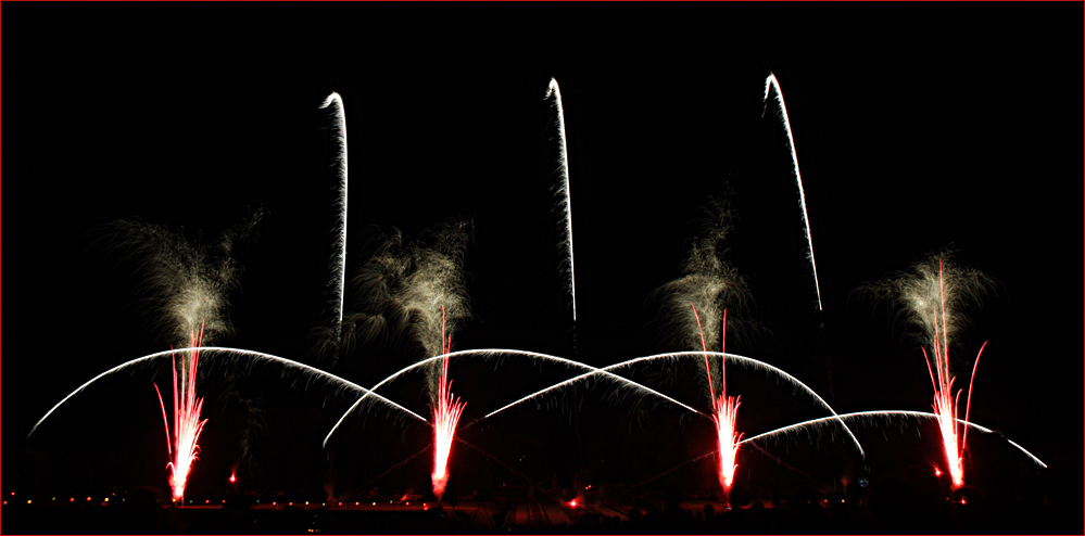 Musikfeuerwerk im 'Blühenden Barock Ludwigsburg' 2014 - I